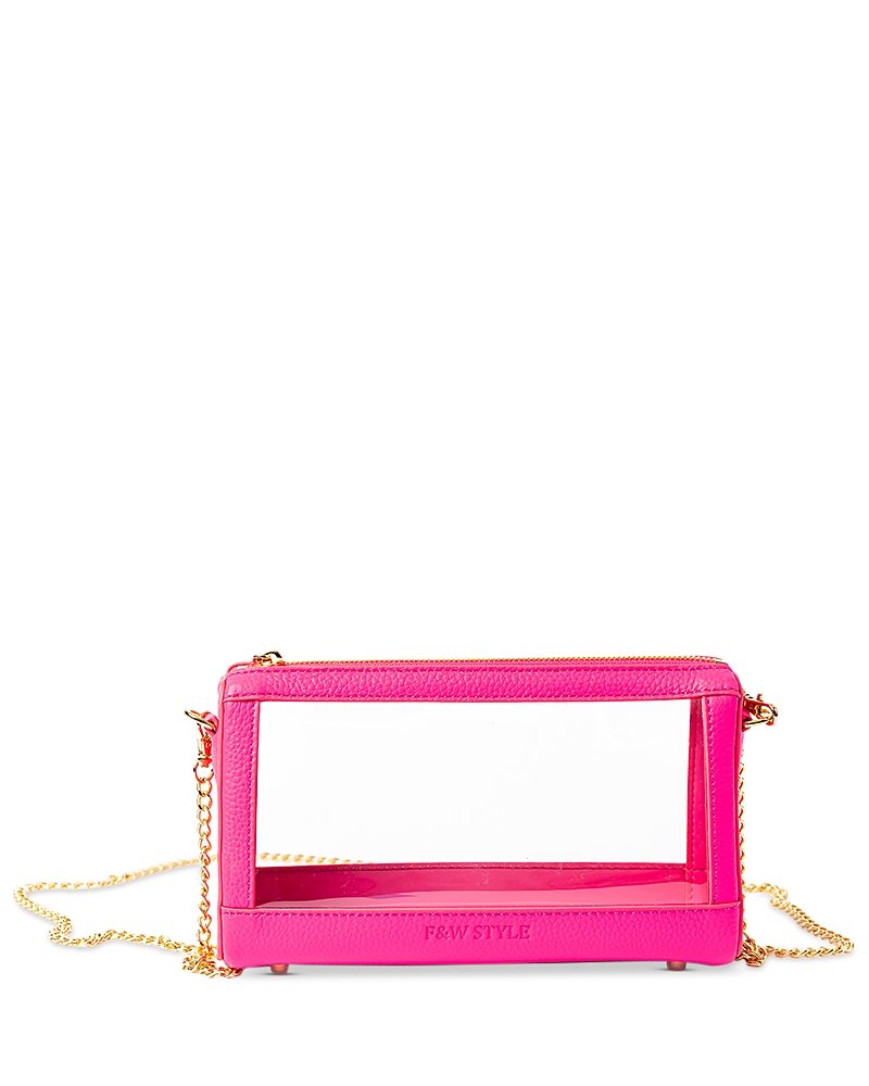 F & W Style Violet Transparent Vanity Case
