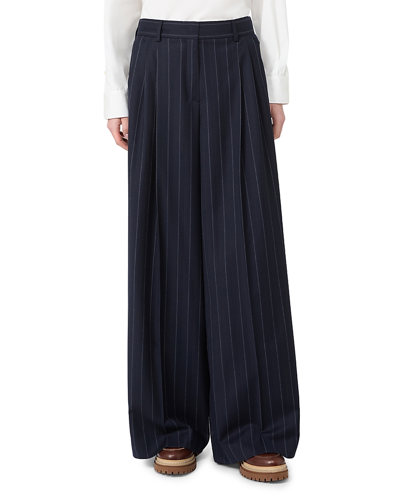 Weekend Max Mara Wkdnebbie Wool Stretch Pants