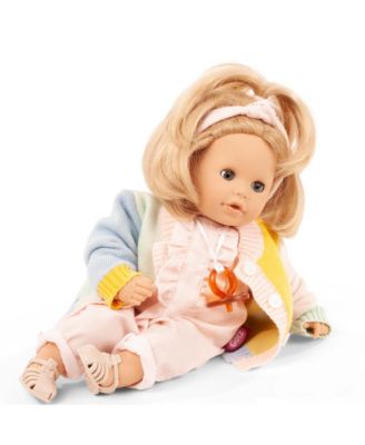 Cosy Aquini Pastel 13 Inch Bath Baby Doll, Summer Flower Sweater Outfit Toy, Ages 3+