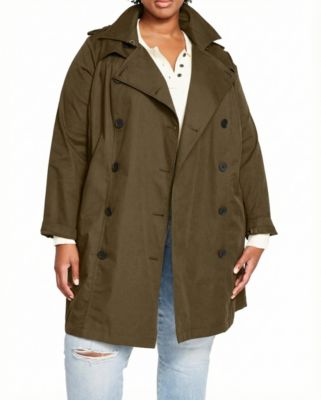 Women's Plus Derjon Trench Coat