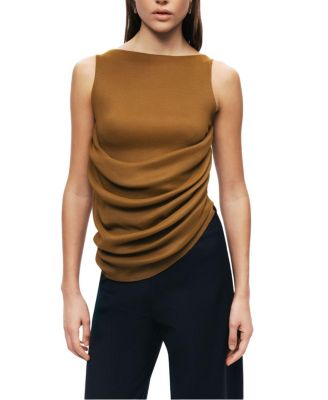 Nocturne Draped Sleeveless Blouse
