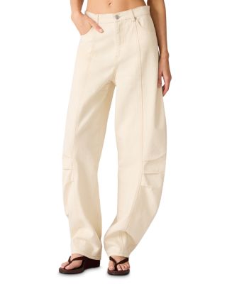 Austin Barrel Jeans in Natural