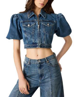 Marcy Puff Sleeve Denim Jacket