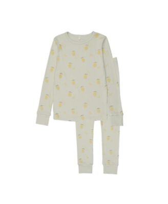 Unisex Lemon Print PJ - Baby, Little Kid, Big Kid