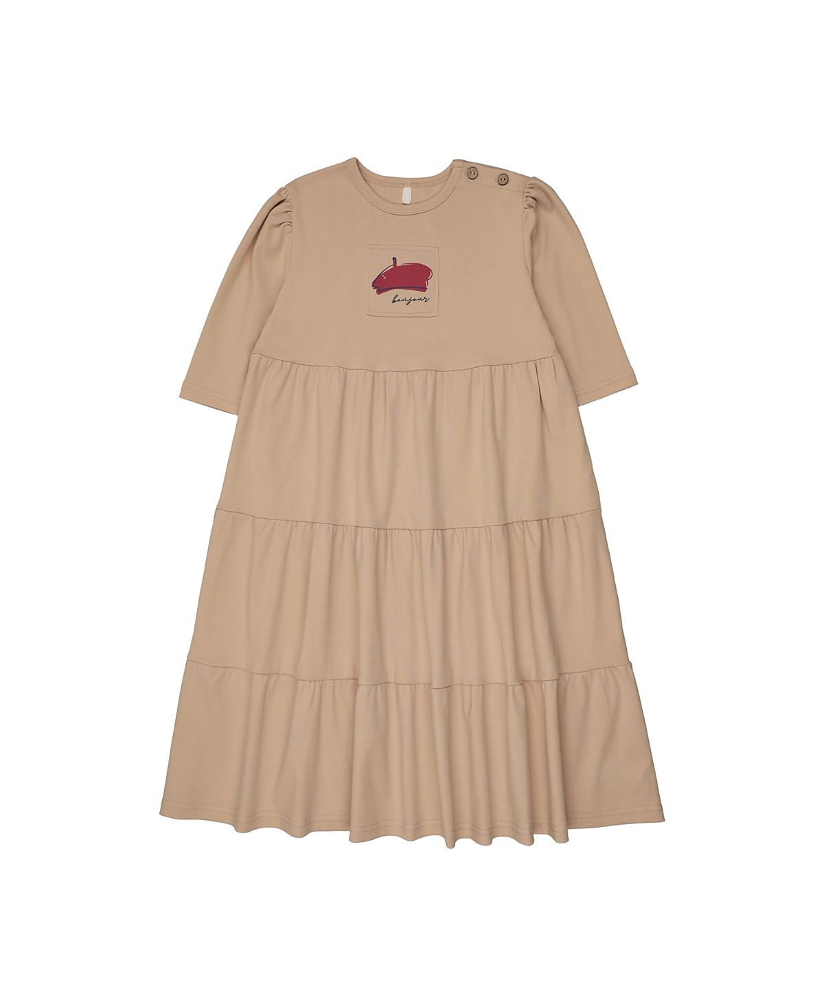 Pouf Girls' French 3/4 Sleeve Dress - Little Kid, Big Kid