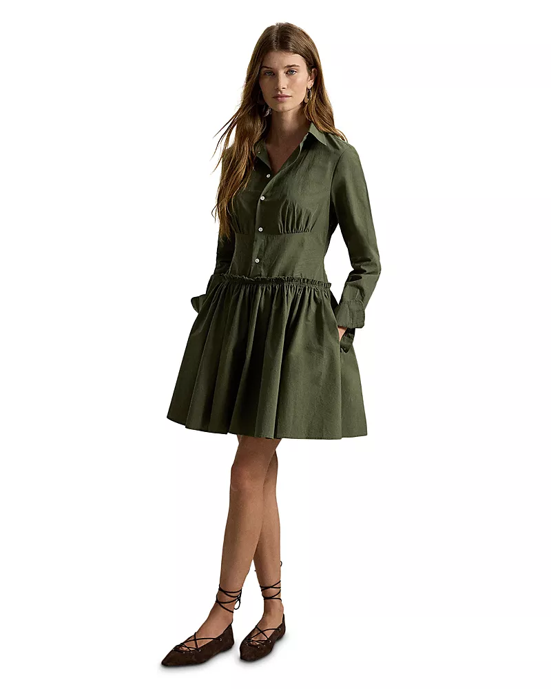 Polo Ralph Lauren Canvas Mini Shirtdress