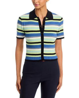 Shae Button Front Polo Shirt