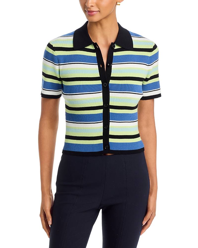 Toccin Shae Button Front Polo Shirt