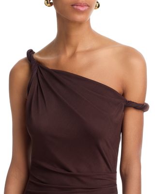 Mesh Twist Maxi Dress - Exclusive - thumbnail 3