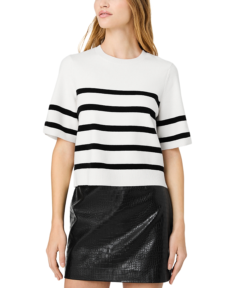French Connection Sloane Knit Short Sleeve Stripe Top