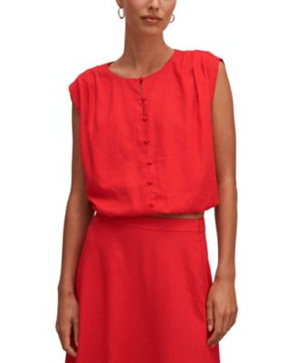  Women's Naia Bubble Hem Top