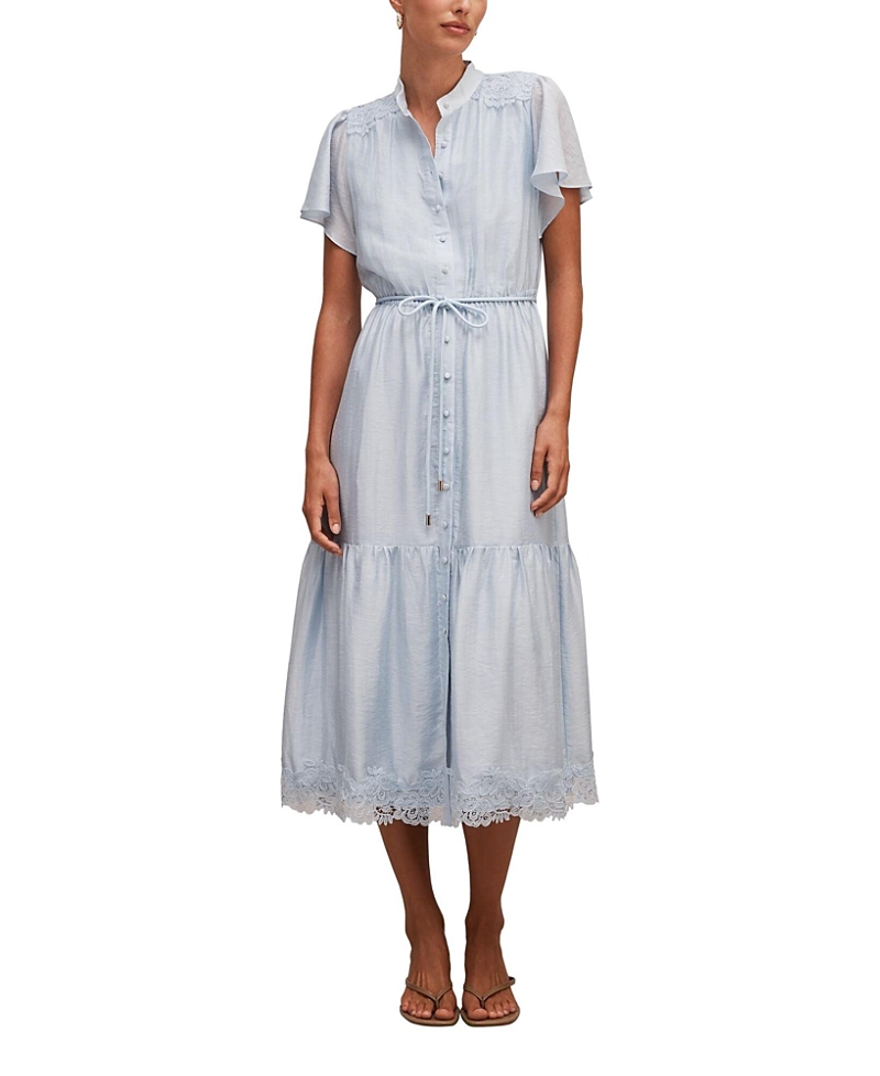 Ever New Women's Harriet Lace Button Midi Dress