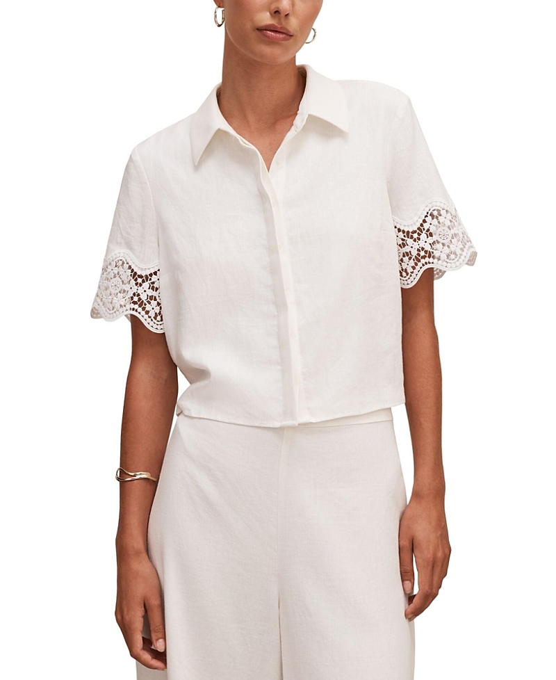 Ever New Women's Skye Lace Trim Shirt