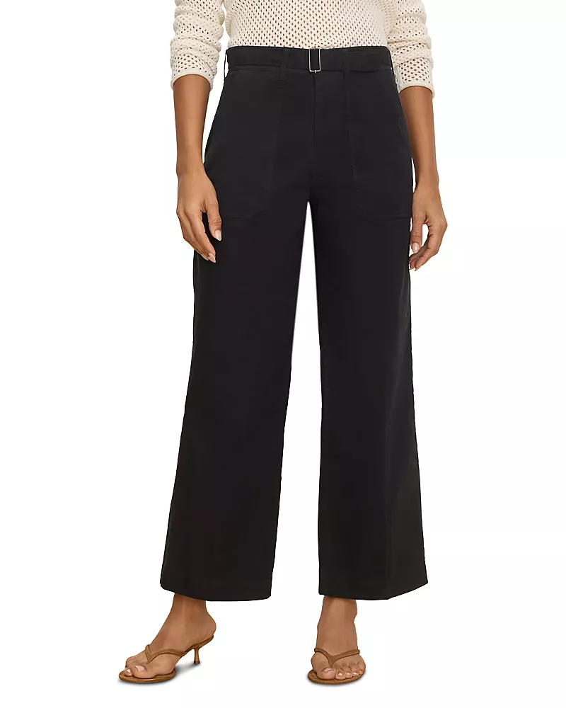 Nic+Zoe Highland Soft Stretch Wide Leg Belted Ankle Pants