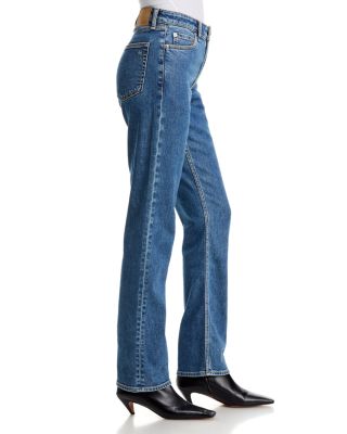 Sutton Mid Rise Slim Straight Cigarette Jeans in Montreal - thumbnail 8