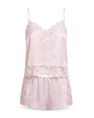 Shimmer Satin Cami Short Pajama Set - thumbnail 5