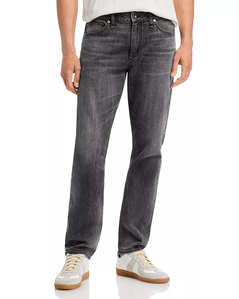 rag & bone Straight Fit Stretch Jeans in Cash
