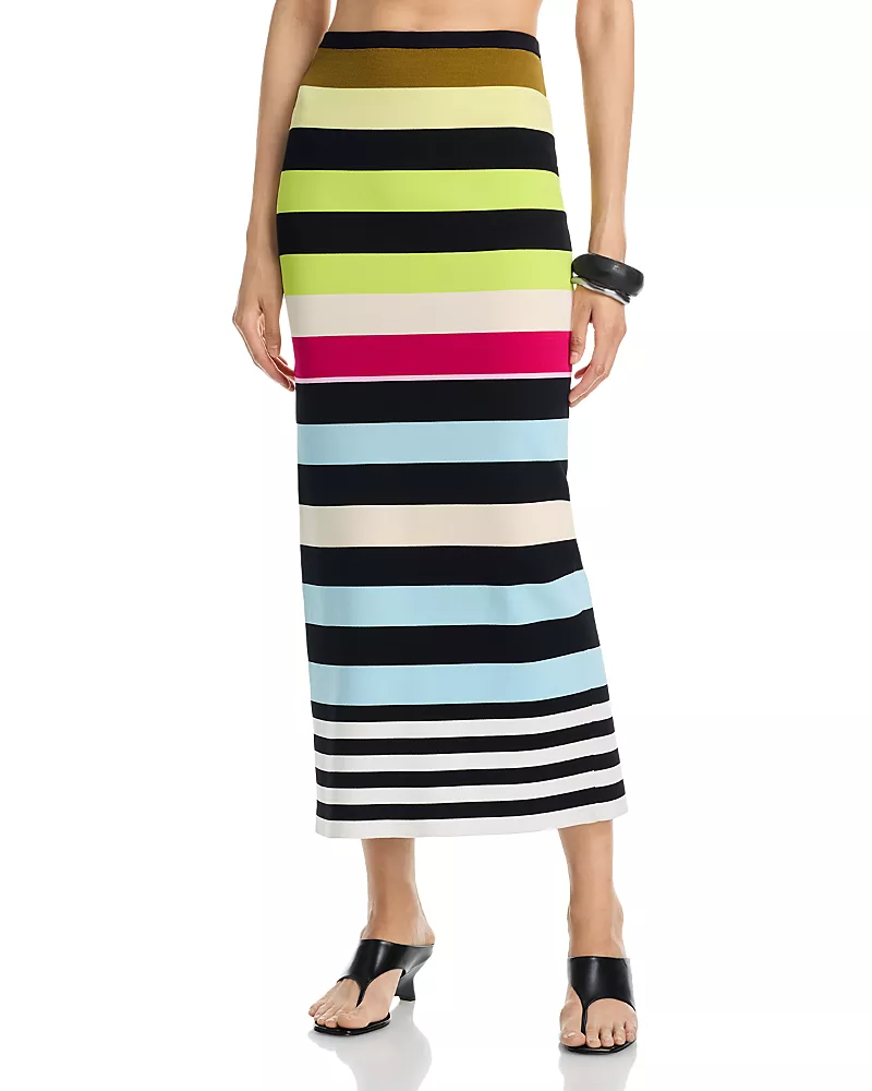 Christopher John Rogers Bodycon Maxi Skirt