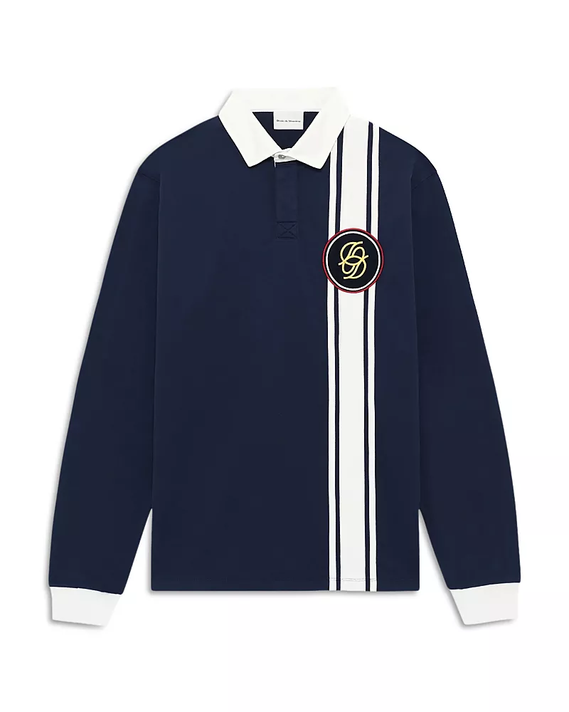 Drole De Monsieur Miroir Racing Long Sleeve Polo Shirt