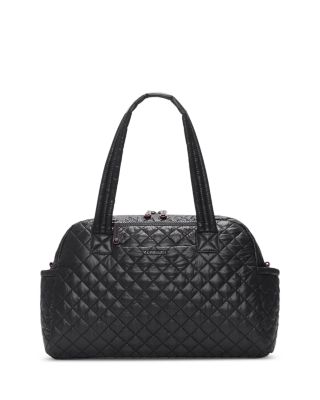 Jimmy Deluxe Large Quilted Nylon Weekender Bag