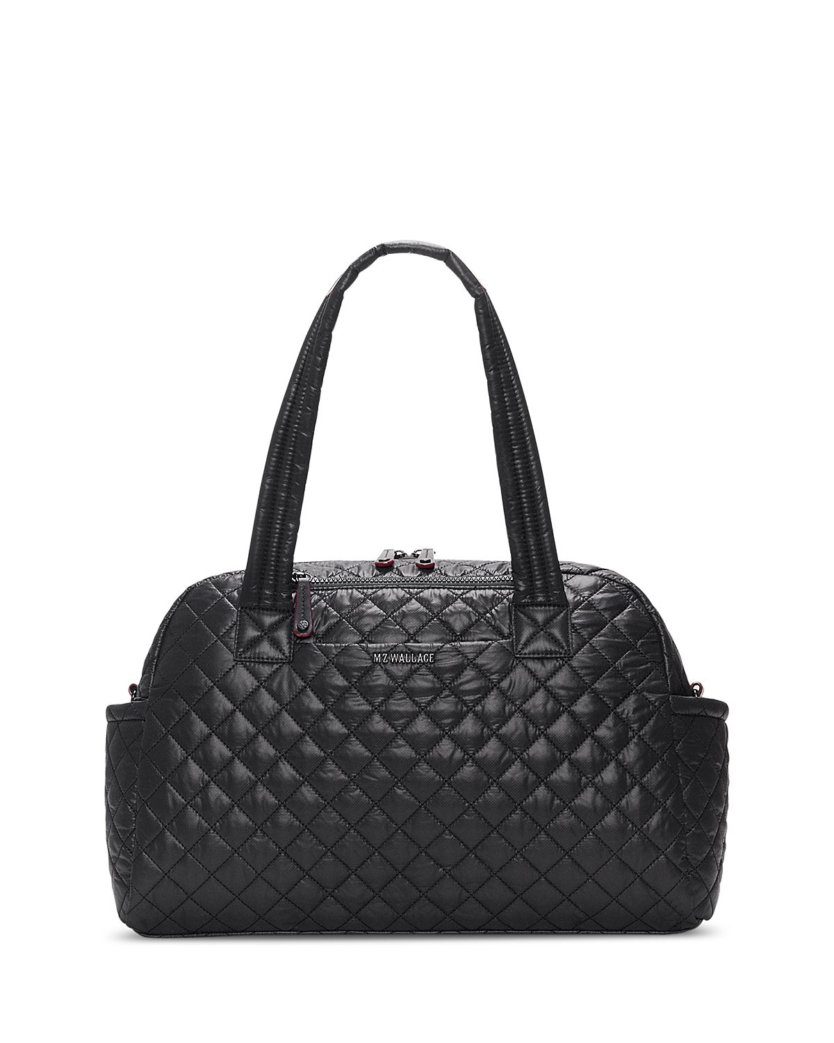 Mz Wallace Jimmy Deluxe Large Quilted Nylon Weekender Bag