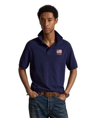 Unisex American Icons Stamp Polo Shirt
