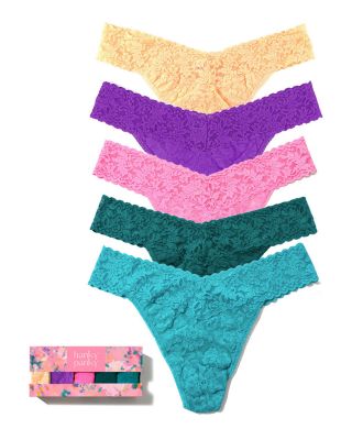 Signature Original-Rise Thongs, Set of 5