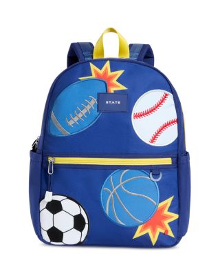 Boys' Kane Patchwork Sports Backpack - Ages 4-7