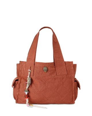 Kurt Geiger London Celia Quilted Canvas Tote