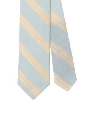 Robert Silk Linen Stripe Best of Class Necktie