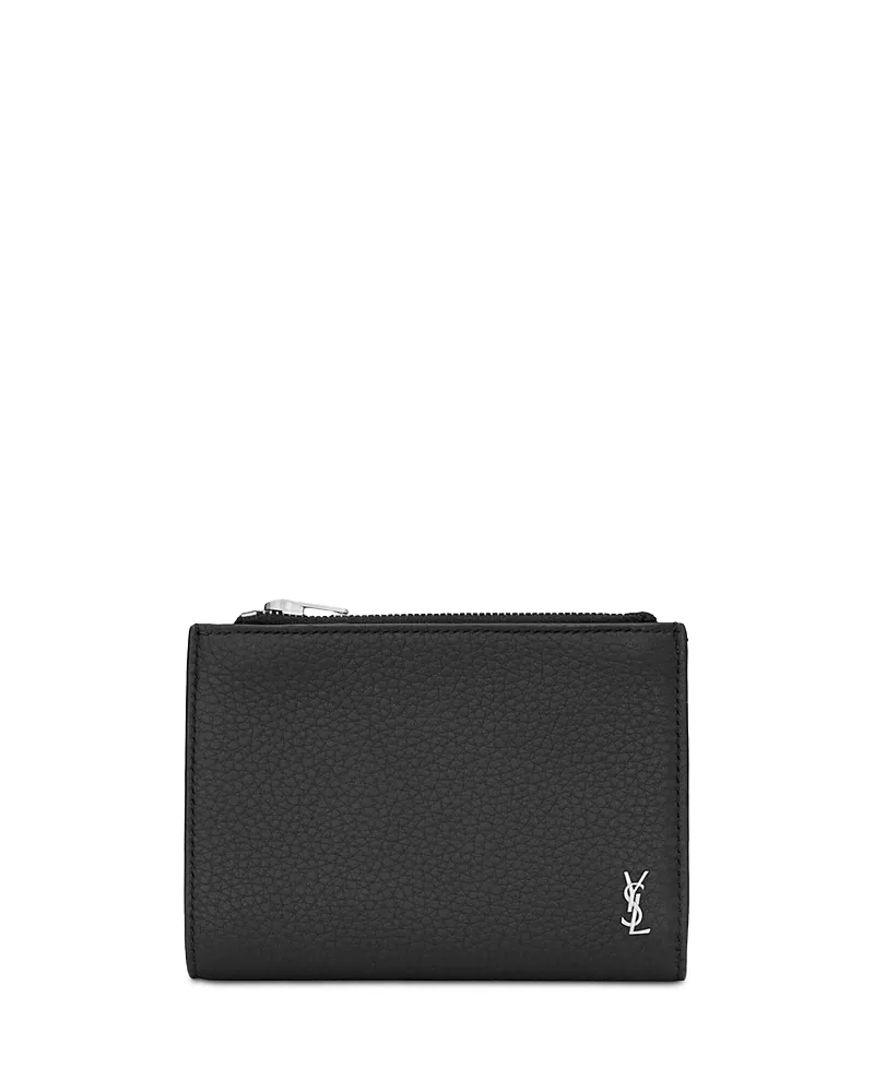 Saint Laurent Tiny Cassandre Bi-Fold Wallet
