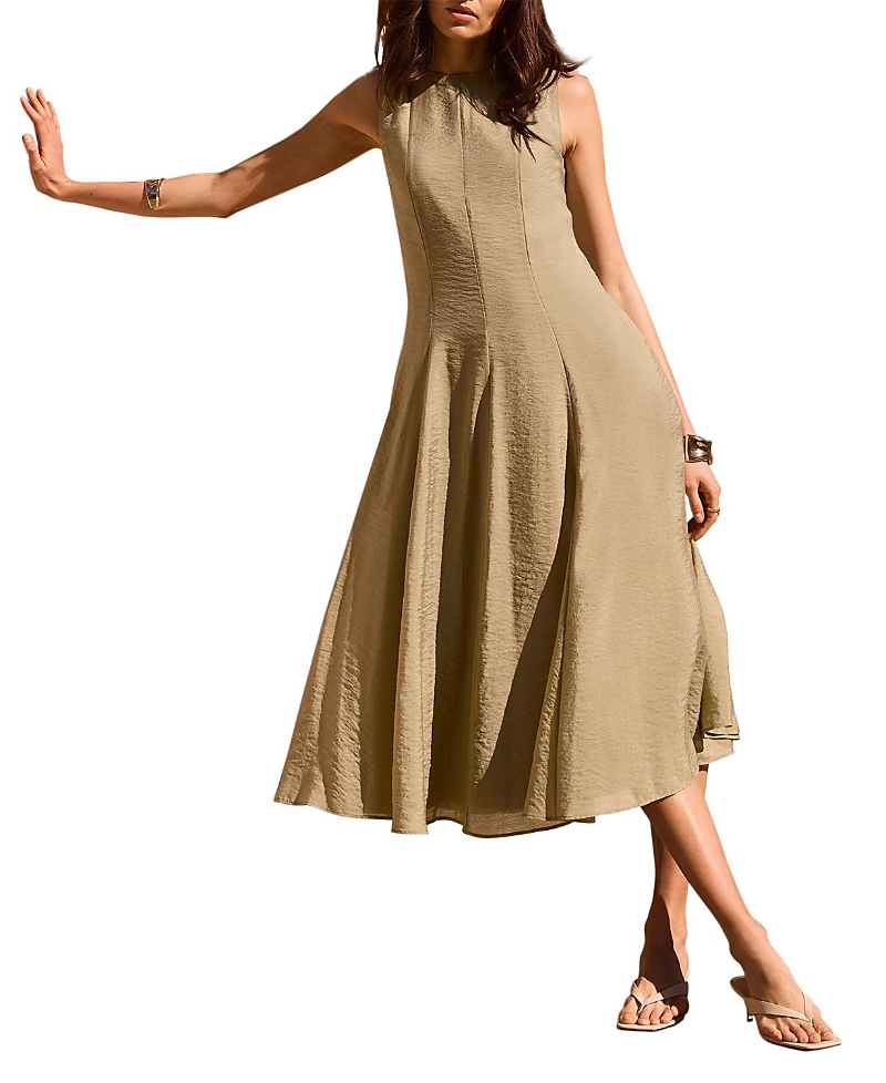 Mint Velvet Women's Luxe Sleeveless Midi Dress