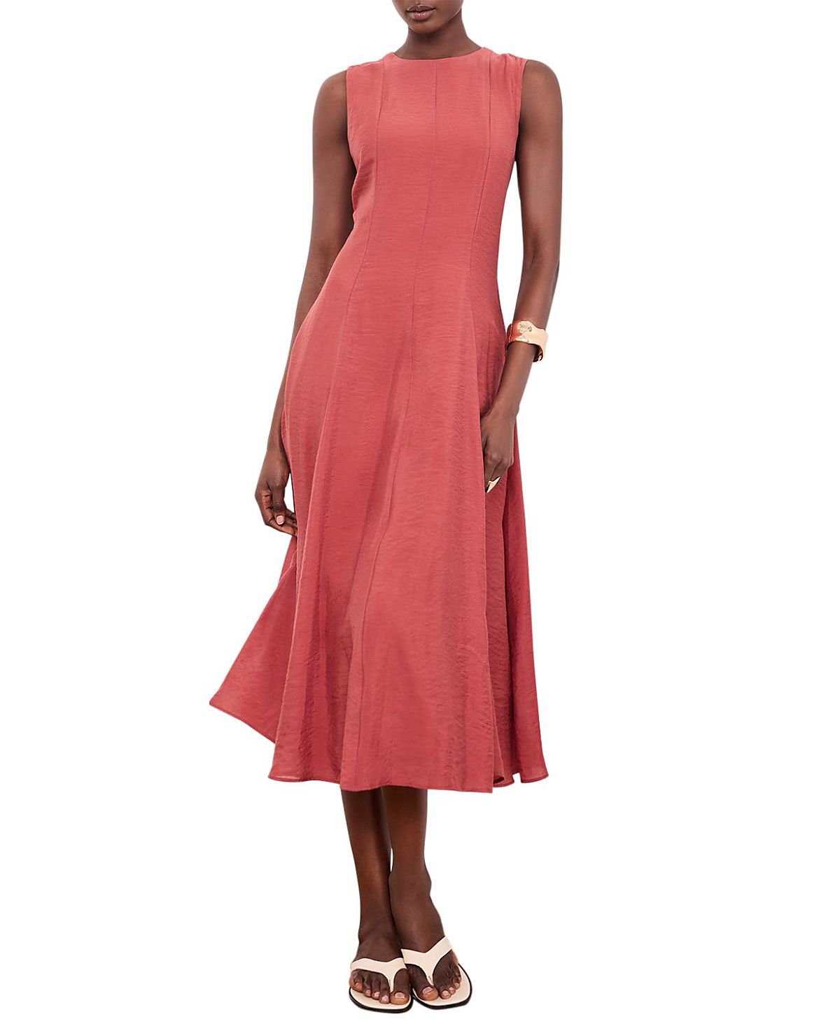 Mint Velvet Women's Luxe Sleeveless Midi Dress