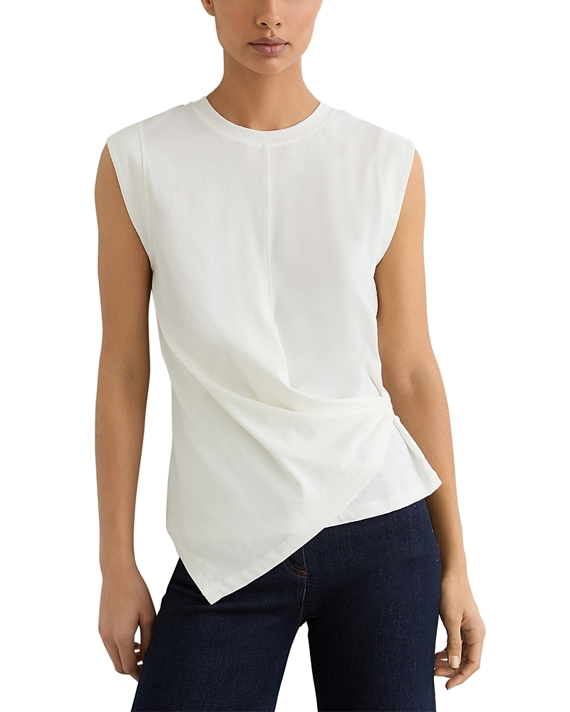 Reiss Drape Crewneck Tee
