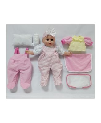  16" Soft Baby Doll Playset, Ages 2+