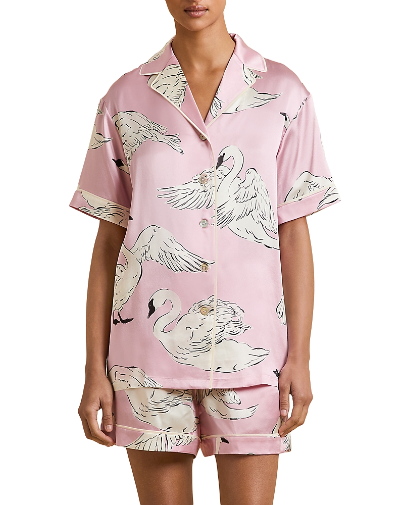 Olivia von Halle Ingo Silk Short Pajama Set