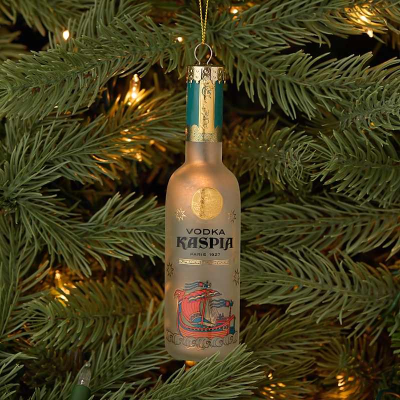 Bloomingdale's x Caviar Kaspia Glass Vodka Ornament - Exclusive