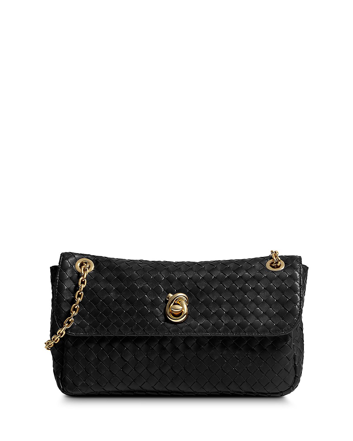 Bottega Veneta Madison Intrecciato Leather Shoulder Bag