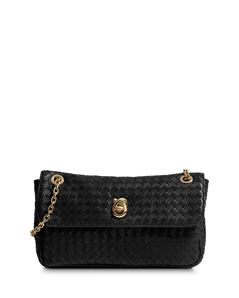Bottega Veneta Madison Intrecciato Leather Shoulder Bag · OS