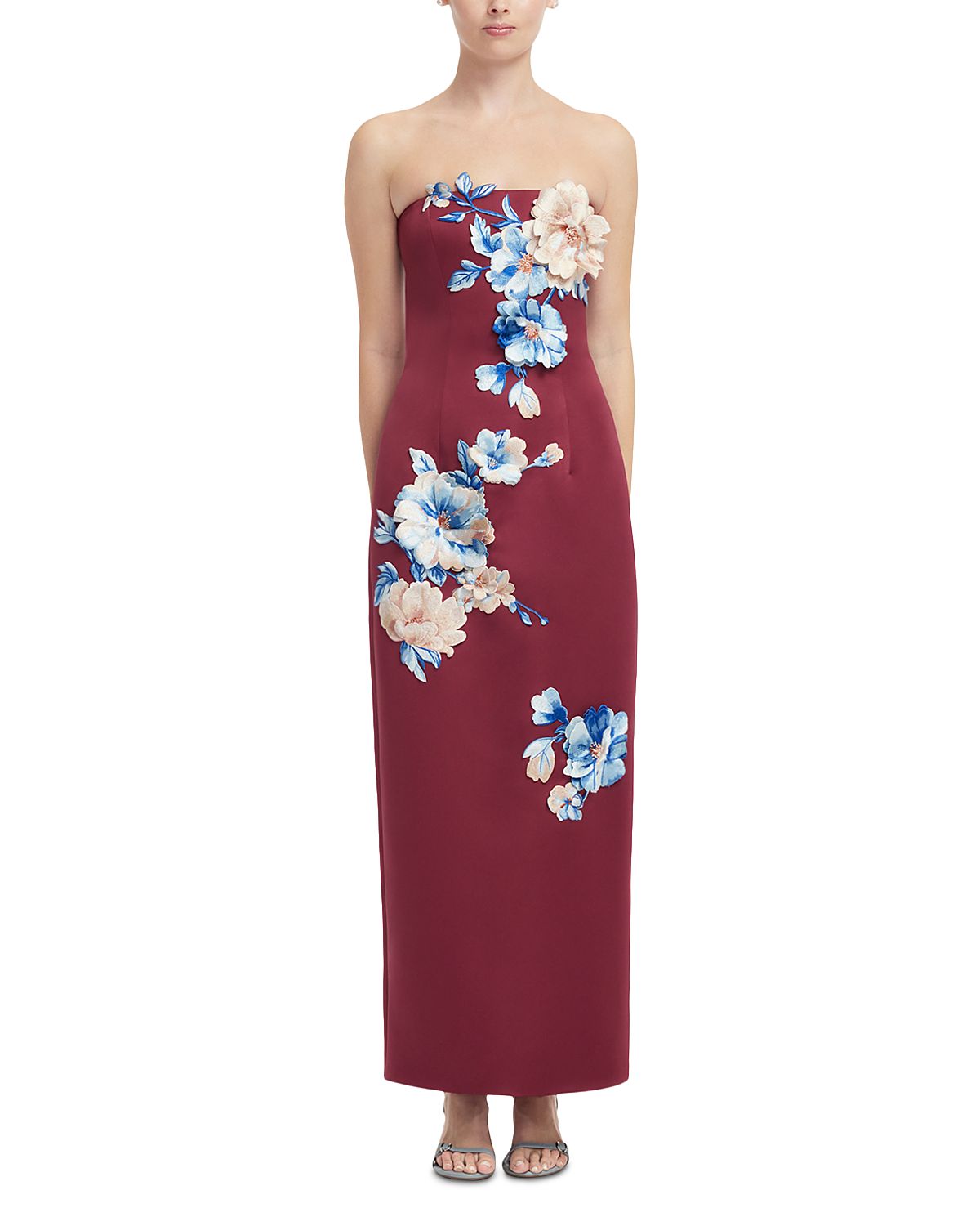 Leo Lin Rayna Embroidered Maxi Dress