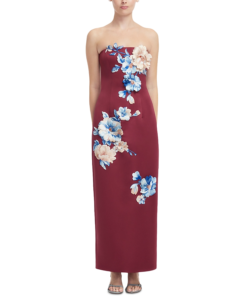 Leo Lin Rayna Embroidered Maxi Dress