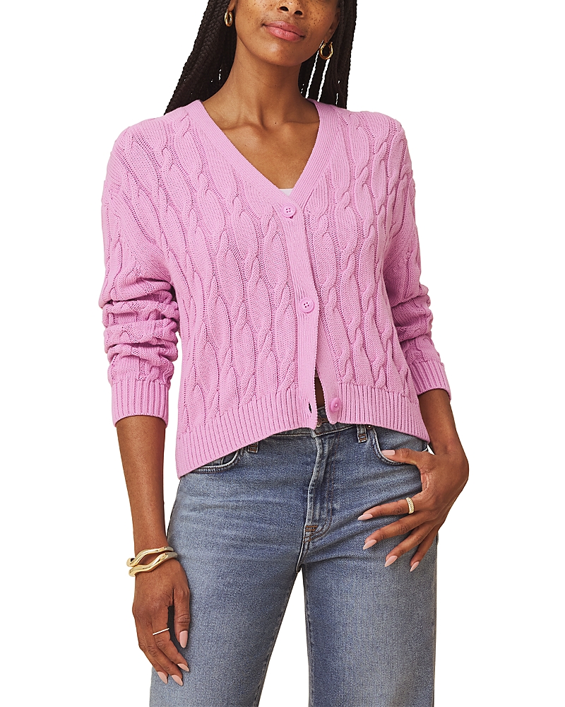 Splendid Rubi Cable Knit Cardigan Sweater