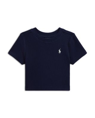 Girls' Ribbed Boxy Tee - Little Kid