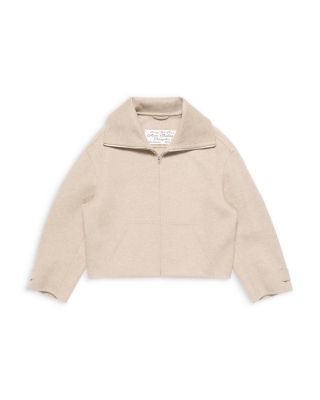 Wool Cashmere Zip Jacket