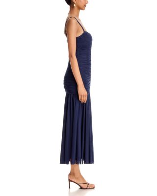 Bustier Maxi Mesh Dress - Exclusive - thumbnail 5