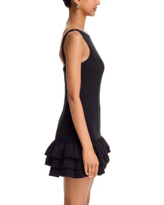 Drop Waist Ruffled Mini Dress - Exclusive - thumbnail 5