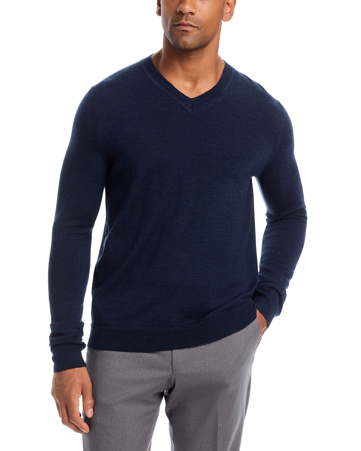 The Men's Store at Bloomingdale's V-Neck Merino Wool Sweater - Exclusive