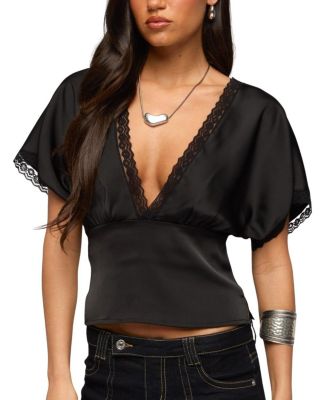  Ihara Lacey Cinched Waist Top