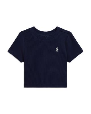 Girls' Ribbed Boxy Tee - Big Kid