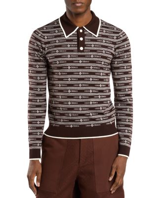 Logo Stripe Polo Shirt